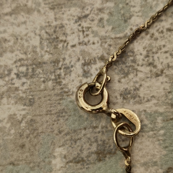 Vintage Petite 925 Silver Chain Necklace Handcrafted in Italy - Picture 12 of 13